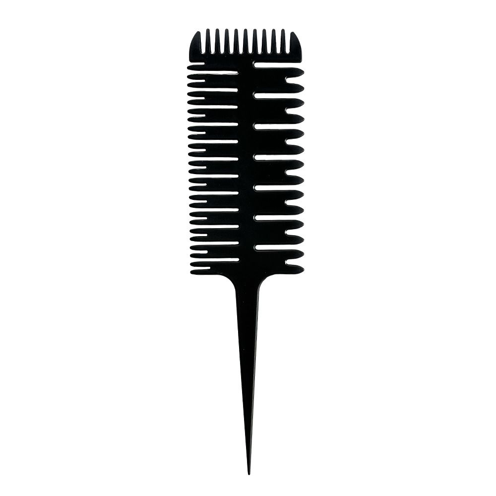 Sand flesh black pointed tail fish bone three sided multifunctional clipper comb, hair salon exclusive 50042_voghion.com