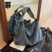 TB BHULAMTE Designer Inverno Alta qualità Nuova Tela Denim Retro Moda Monospalla Lusso Tracolla Grande Capacità_voghion.com