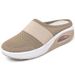 Shoes 2025 Summer New Product Women's With Headband, Large Size, Thick Sole, Half Slippers For Women_voghion.com