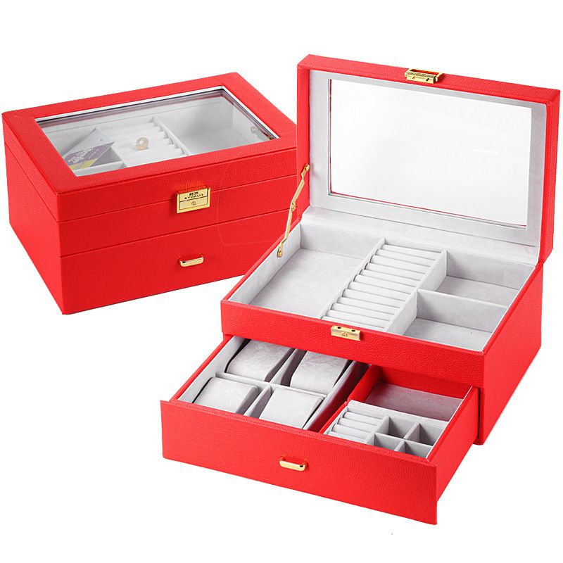 Uhrenbox Schmuckschatulle Schmuckaufbewahrungsbox Herrenuhrenbox_voghion.com