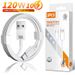 120W 10A USB-A Fast Cable For Samsung Xiaomi Huawei Iphone15 IPad Pro USB To Type C Charger Quick Charge Cords_voghion.com