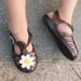 New girls little Daisy flower children's shoes Jelly Princess Bao head baby Roman shoes_voghion.com