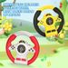 360° Rotating Kids Steering Wheel Toy With 2 Buttons & Realistic Sound Effects - Interactive Pretend Play Car Toy For Children Ages 4-6 (Red/Yellow,_voghion.com