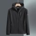 Men's Clothing Autumn And Winter New Outdoor Men's Soft Shell Plus Fleece Jacket Anti Scratch Wear Resistant Breathable One Piece Drop Shipping_voghion.com
