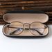 Unisex Metal glasses case men plus hard pressure storage case myopia eye case optical lens cortex_voghion.com