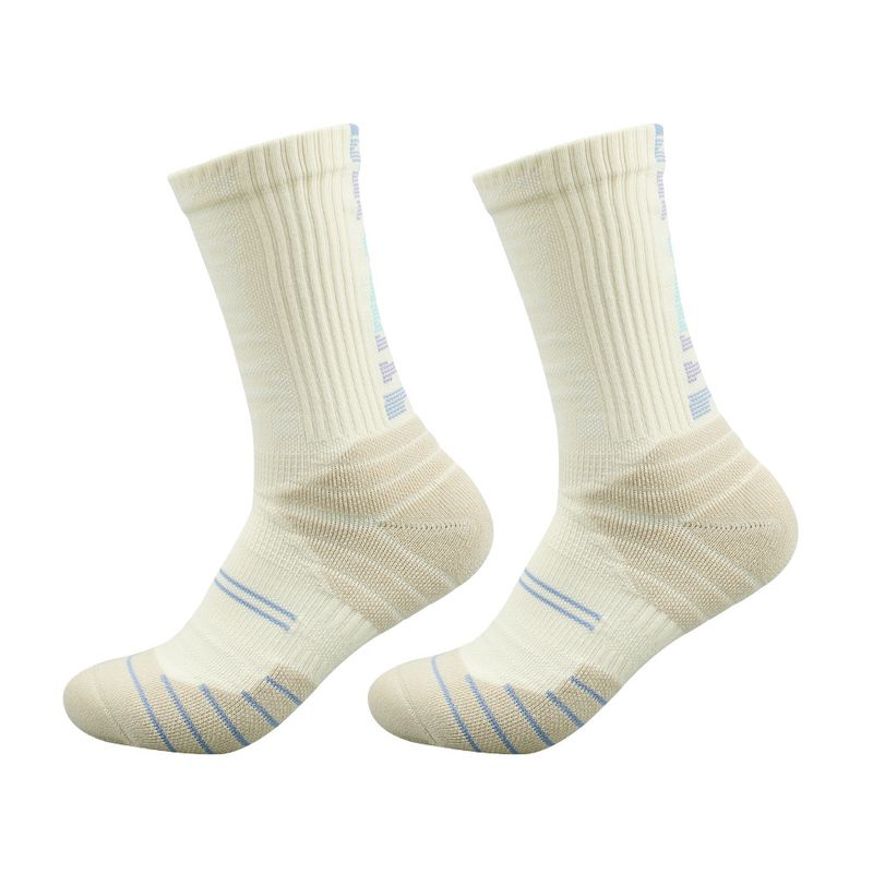 Alphabet gradient basketball socks Towel bottom hosiery Actual Combat Elite sports socks outdoor cycling running stockings_voghion.com