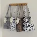 Borsa a tracolla in tela alla moda con stampa leopardata, grande capacità, stile coreano chic, casual, da donna_voghion.com