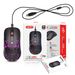 Mouse da gioco con programmazione macro RGB Glow Hole, 6 tasti per spegnere le luci, vari mouse cablati_voghion.com