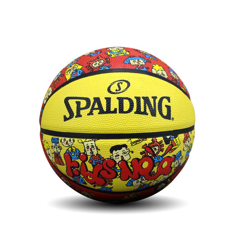 Spalding Kindergarten Taglia 4 Pallacanestro per bambini Studenti Serie Divertimento Gomma Resistente per Esterni 84-783Y4 Colore_voghion.com