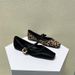 's 2025 Spring New One-Strap Horsehair Leopard Print Square Toe Flat Shallow Mouth Single Shoes For_voghion.com