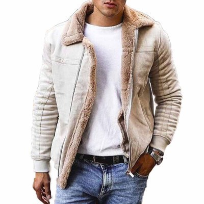 2024 giacca invernale calda con cappuccio integrato da uomo in pelliccia_voghion.com