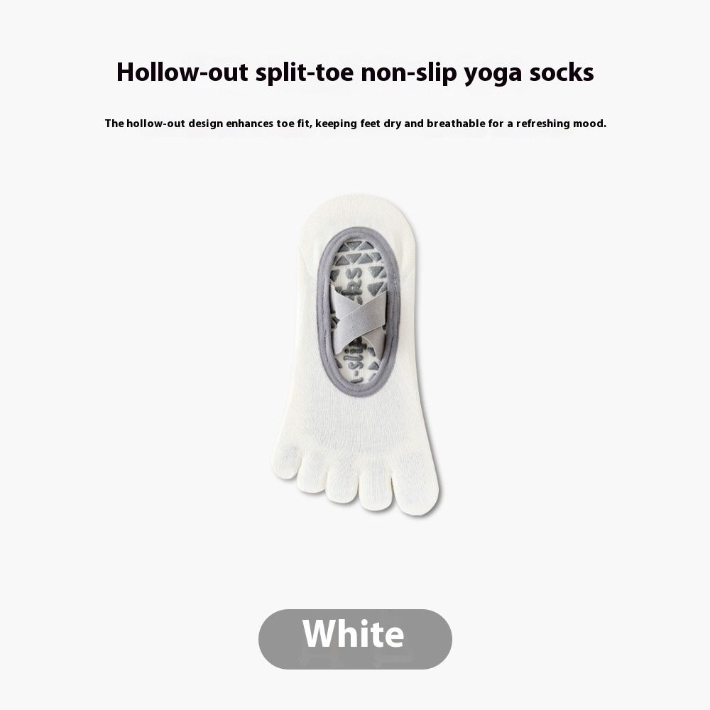 Verfügt über fortschrittliche, rutschfeste Silikongriffe an der Sohle für hervorragende Traktion beim Yoga und Pilates._voghion.com