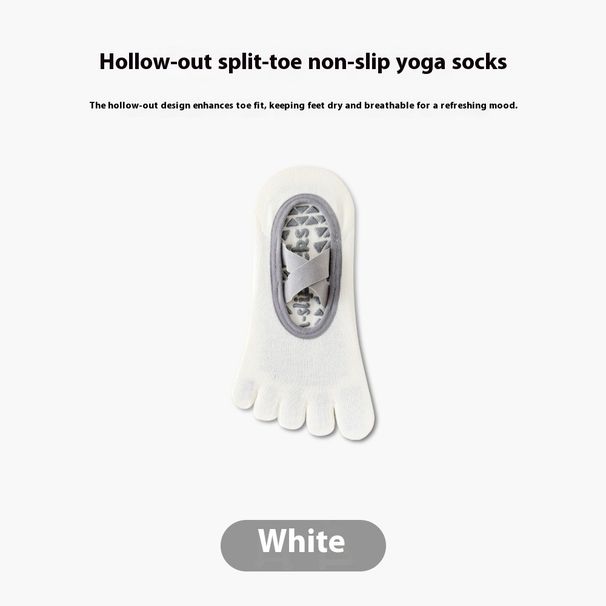 Verfügt über fortschrittliche, rutschfeste Silikongriffe an der Sohle für hervorragende Traktion beim Yoga und Pilates._voghion.com