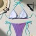 2025 neuer sexy Bikini Split Damen Farbwechsel Silber Draht Pit Streifen Stoff Badeanzug_voghion.com