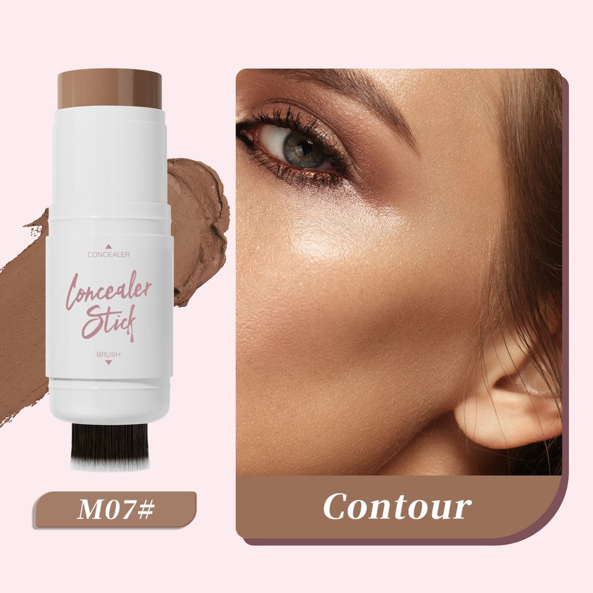 Beauty Health Hellokiss Double Headed Multi Functional Contour Highlight Blush Stick Three Dimensional Brightening Face_voghion.com