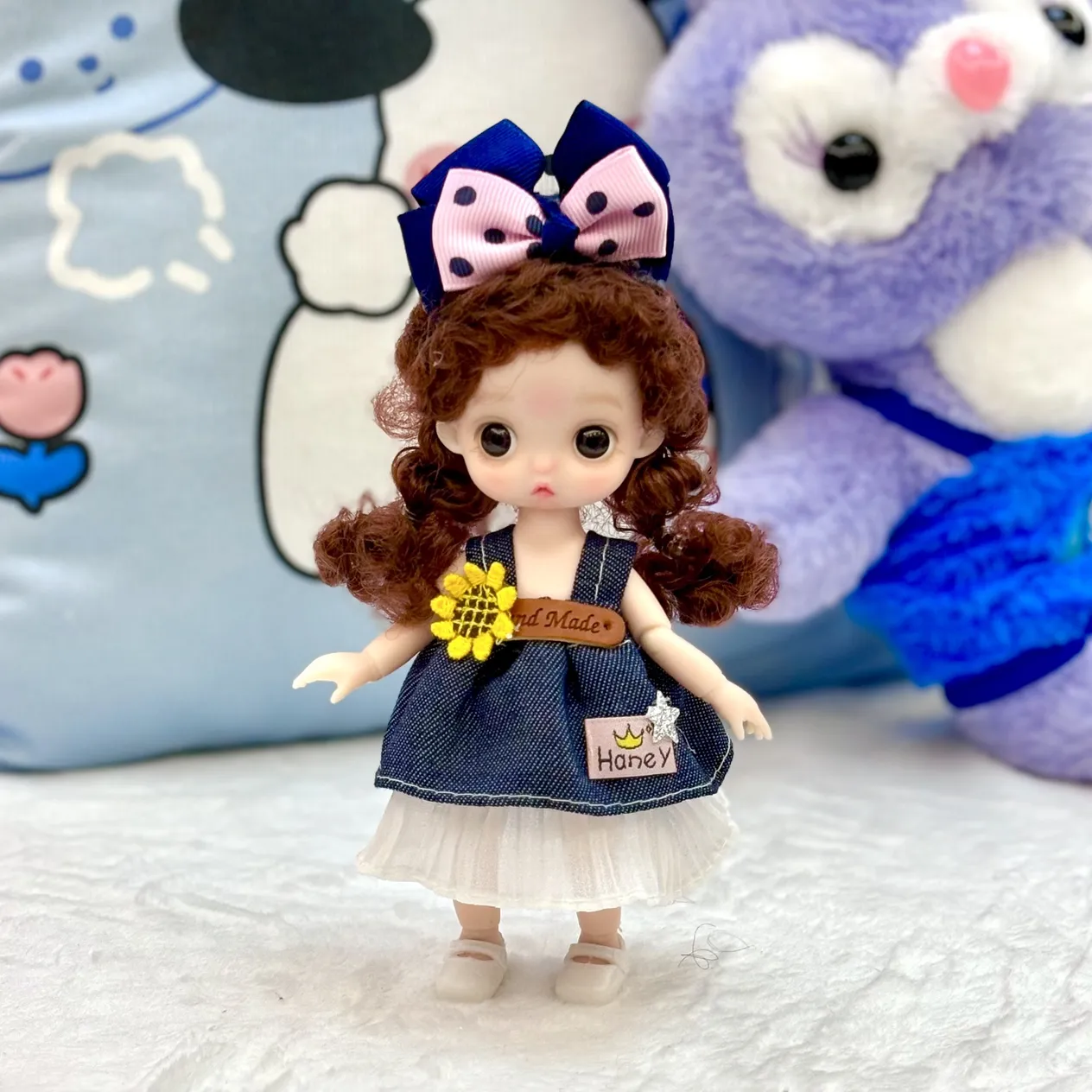 16-17Cm Explosive Doll Simulation Girl Princess Multi-joint Exquisite 6 Inch Bjd Children's Toy_voghion.com