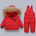 Moeder & Kinderen Overalls Verdikt Jongens en Meisjes Premium Winter Kinder Sneeuwpakset - Geïsoleerde Overalls met Capuchon Voor Jongens en Meisjes (1-5 Jaar)_voghion.com