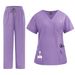 Damenbekleidung Waschkleidung Anzug Kurzes T Krankenschwesterkleidung Chirurgische Kleidung Arbeitskleidung_voghion.com
