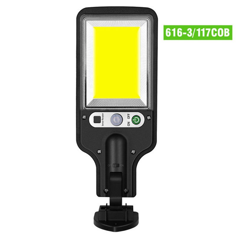 Cross-border Outdoor Solar Street Light New Human Body Sensor Garden Light With Remote Control LED Wall Light Waterproof Garden Light_voghion.com