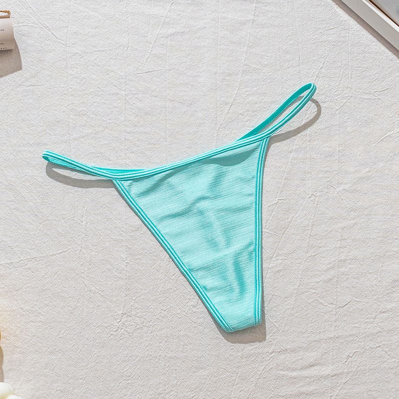 Underwear & Sleepwears Soft Sheer Lace Women's Underwear Set - Candy Colors, Low-Rise Thong Panties, Breathable & Comfortable, S/M/L/XL_voghion.com