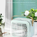 Mini Air Conditioner Dormitory USB Rechargeable Small Fan Desktop Home Office Spray Cooling Plus_voghion.com