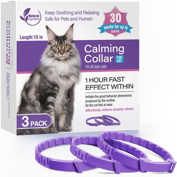 for Cats And Dogs, Pet Anxiety Relief Collar, Calming Collar_voghion.com