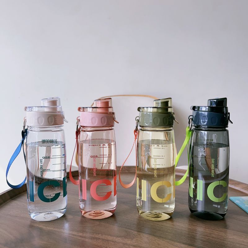Large Capacity Sports Water Bottle Fitness Summer Ins High Appearance Male And Female Student Portable Plastic Space Cup_voghion.com
