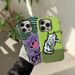 【Hårt skalmaterial】 Ins Style 2-i-1 16Promax telefonskal iPhone 15 Film 14 Trendigt katt 13/12 Kvinna 11_voghion.com