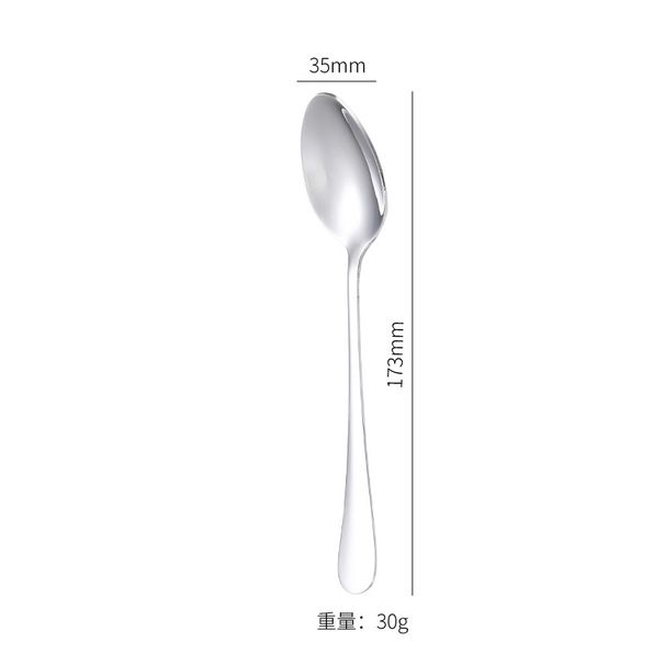 304 Stainless Steel Salad Fork Integrated Eating Noodle Dessert Soup Spoon Tableware Gift_voghion.com