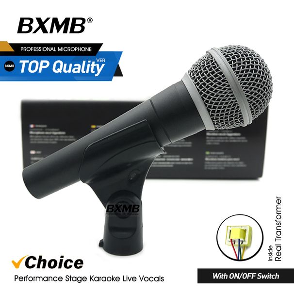 Najwyższej jakości profesjonalny kardioidalny dynamiczny mikrofon przewodowy SM58LC SM58S z prawdziwym transformatorem do wokalu na żywo i karaoke_voghion.com