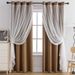 Blackout Curtains Lace Double Layer Curtains_voghion.com
