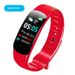 C1plus färgskärm intelligent armband Bluetooth-mätare Stegpuls och blodtryck Multifunktionellt sportarmband_voghion.com