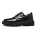 ShoeVault Automne Nouvelles Chaussures en Cuir Décontractées Derby pour Hommes Formelles Affaires Mariage Marié Bout Large Style Hong Kong Costume Chaussures Tendance_voghion.com