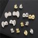 Electroplating Hip Hop Braces Double Gold Teeth Silver Teeth Vampire Fangs Tiger Teeth Dentures Hip Hop Accessories Braces_voghion.com