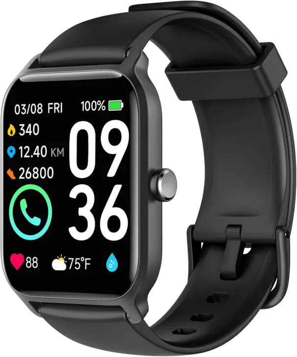 Smart Watch For Men(Answer/Make Call),Alexa Built-in,1.8'Fitness Tracker With Heart Rate Sleep SpO2 Monitor,100 Sport Mode,5ATM Waterproof,Activity_voghion.com