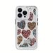 Süße Kühle Wind Ins Leopard Print Liebe Plaid Für IPhone16 Handy Fall Iphone14pm Neue 13 Frauen 15p Korea_voghion.com
