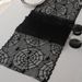 Halloween Black Lace Table Flag French Ghost Festival Decoration Hollow Table Flag Halloween Theme Layout Dress Up Tablecloth_voghion.com