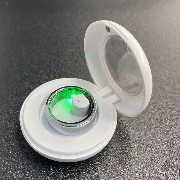 R6 Smart Ring – Pulsmåler/Oksygenmåler i Blodet/Søvnmåler med IP68 Vanntetthet og Fotokontroll (Helsesporings- og Fitnessring for Menn og Kvinner)_voghion.com