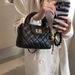 Handbag New Models Launched Light Luxury High-end Niche Design Versatile Outing Crossbody Bag Rhombus Chain Fashionable Shoulder Bag_voghion.com