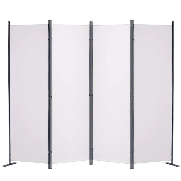And Divider Dividers Dividers Room (4panel) Folding Ft Office For B Room Partition Screens Room 5.6 Privacy 88×67.5inch Fabric_voghion.com