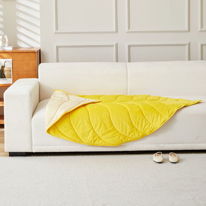Sofa Cushion European Style High End Summer Banana Leaf Plant Non Slip And Dirt Resistant Four Seasons Sofa Towel_voghion.com
