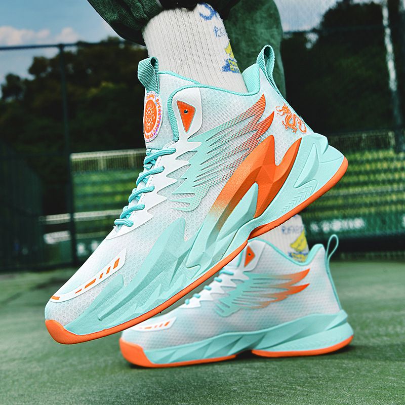 Scarpe da basket estive da uomo, comode e pratiche, per studenti e adolescenti, da interno e da esterno._voghion.com