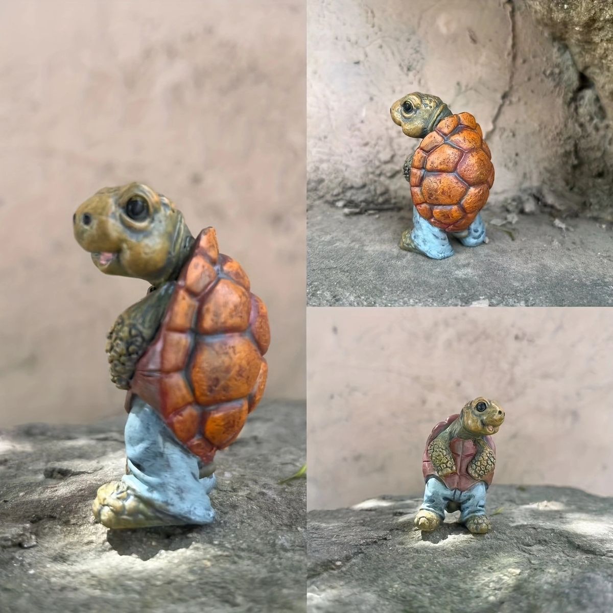 Hot-selling New Product, Cute Peeing Turtle Decorative Ornament, Resin Craft_voghion.com