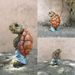 Hot-selling New Product, Cute Peeing Turtle Decorative Ornament, Resin Craft_voghion.com