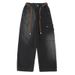 Boys' Stretch Denim Jeans For Kids & Teens - Comfortable Cotton Blend Casual Pants With Elastic Waistband, Black, Sizes 120-170cm_voghion.com