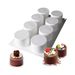 1 buc. Forme de silicon 3D pentru coacerea prăjiturilor mousse, brownies și produselor de patiserie - 8 cavități înalte pentru deserturi și decorarea torturilor perfecte_voghion.com