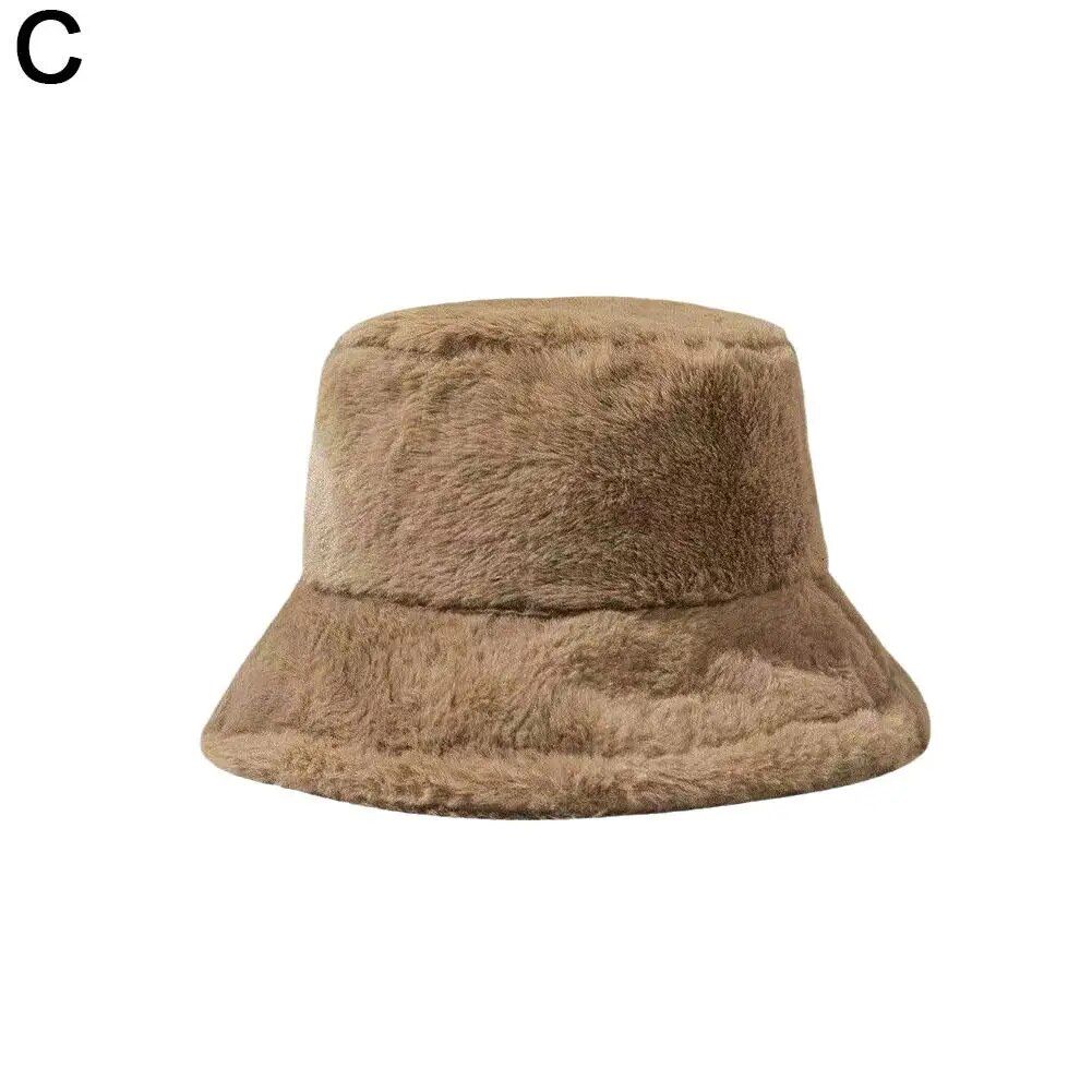 Modische Fischerhüte aus Plüsch für den Winter, farbenfroh, modischer Fischerhut für Mädchen, warm, winddicht, kältebeständig, breite Krempe, Künstlermütze für Damen und Herren_voghion.com