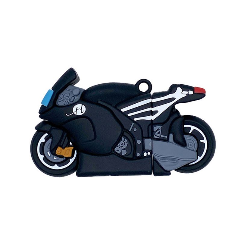 Hitech Oortelefoonhoesje Lichtgevende Schokbestendige Siliconen 3D Motorfiets Bluetooth-compatibele Hoofdtelefoonhoes Beschermer voor_voghion.com
