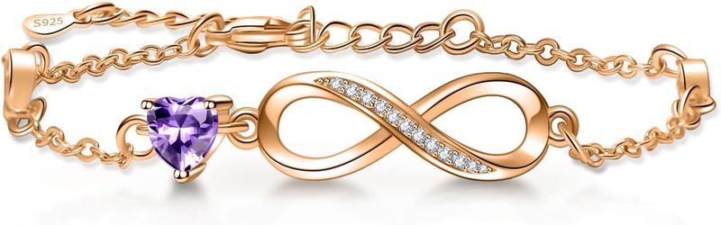 Brățară cu 8 personaje din ciclul iubirii infinite, personalitate feminină, brățară Vera, micro-încrustații_voghion.com