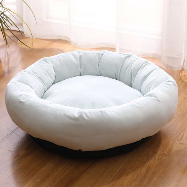 Yuvarlak Kumaş Kedi Dört Mevsim Sıcak Yuva Kir Tutmaz Yıkanabilir Büyük Köpek Evi Evcil Hayvan Malzemeleri_voghion.com